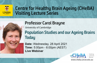 Population Studies and our Ageing Brains Today